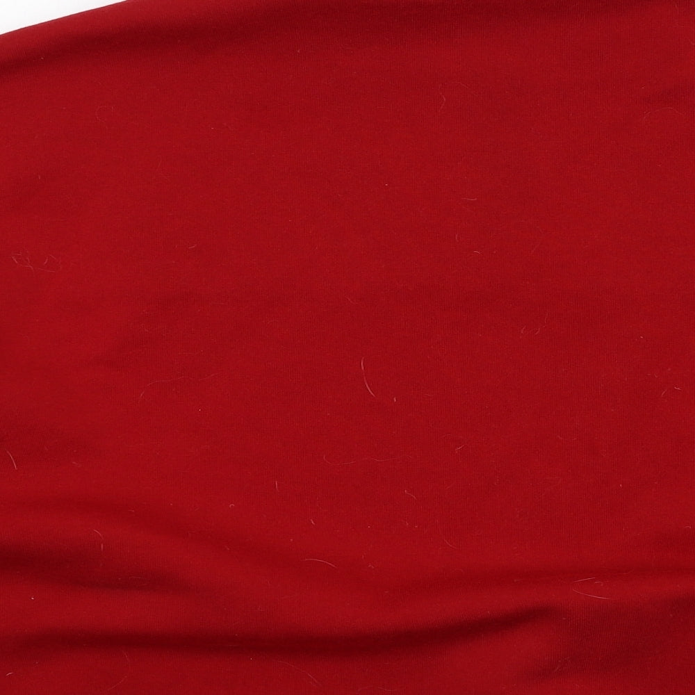 SheIn Womens Red Jersey Pullover Sweatshirt Size L - its the most wonderful time of the year