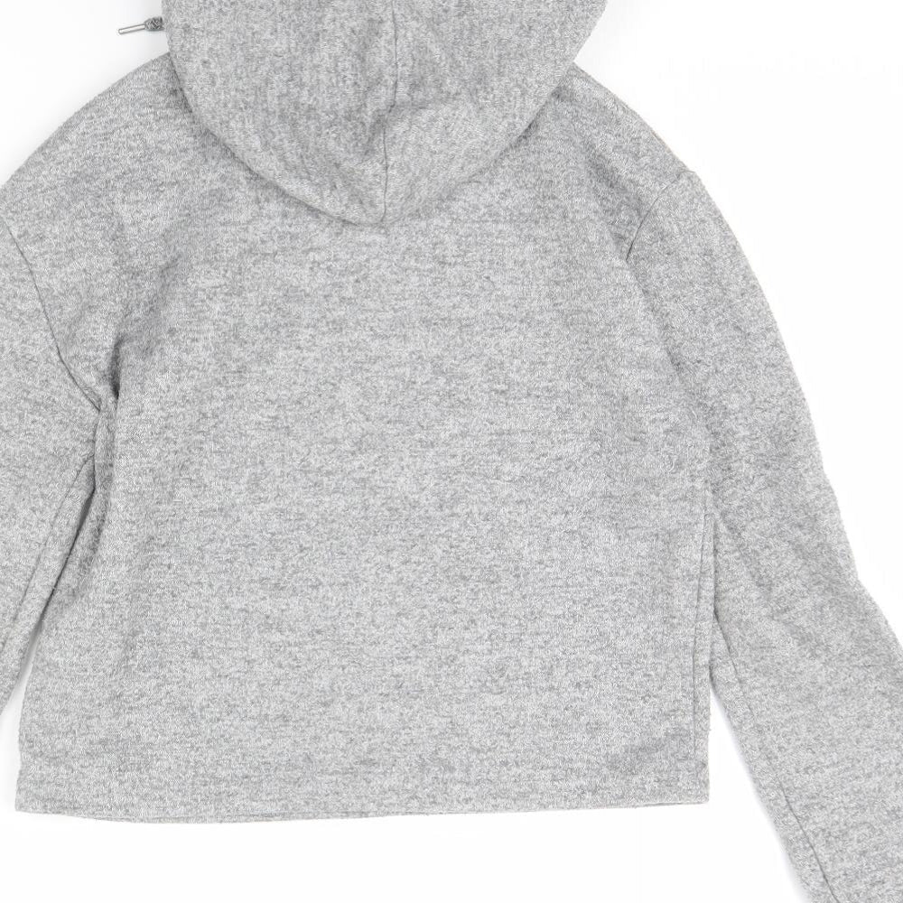Primark Womens Grey Pullover Hoodie Size 2XS