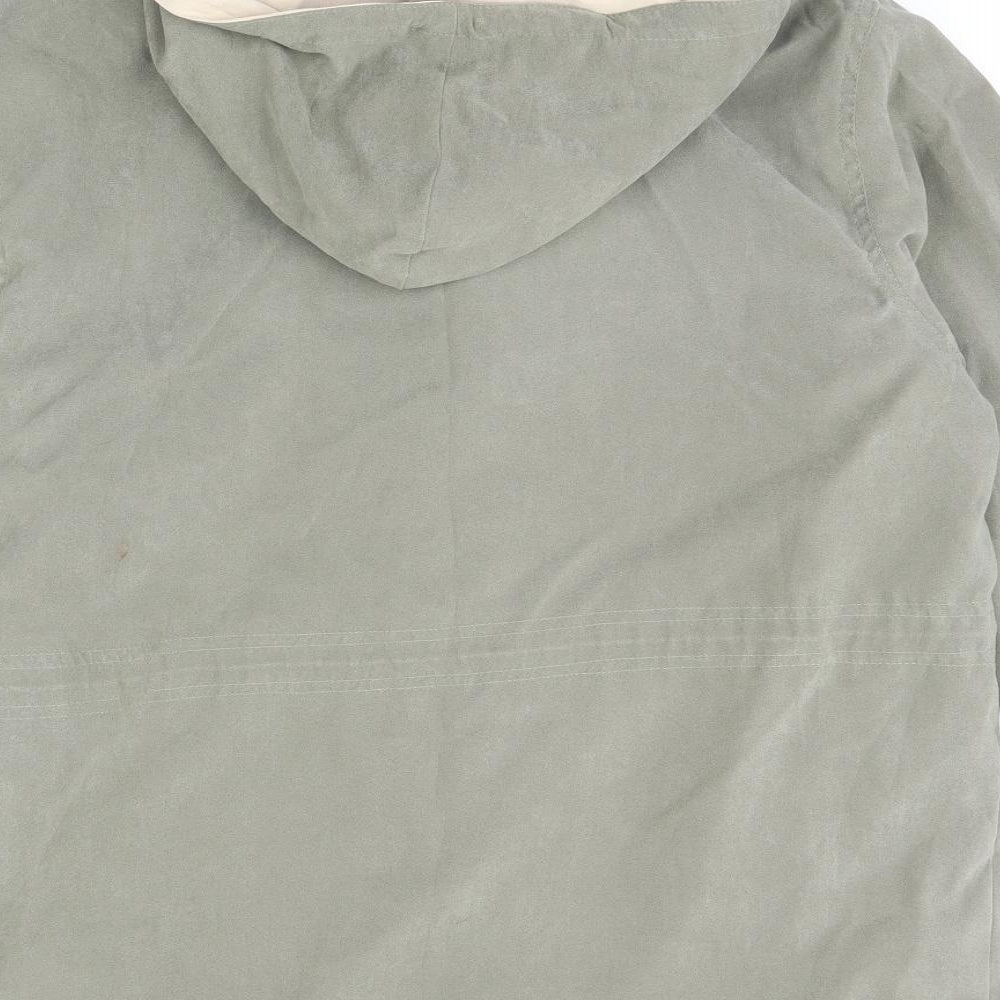 Radish Womens Green Overcoat Coat Size 18