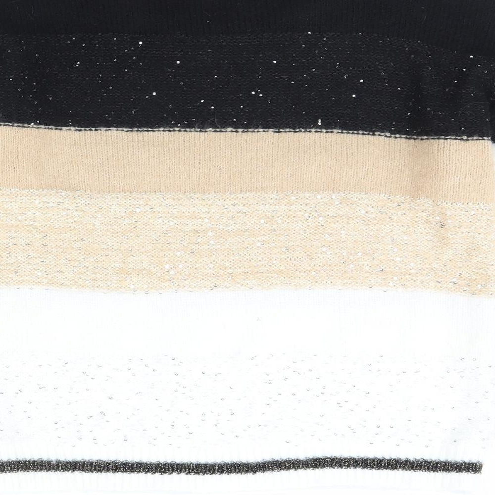 Klass Womens Beige Pullover Jumper Size S