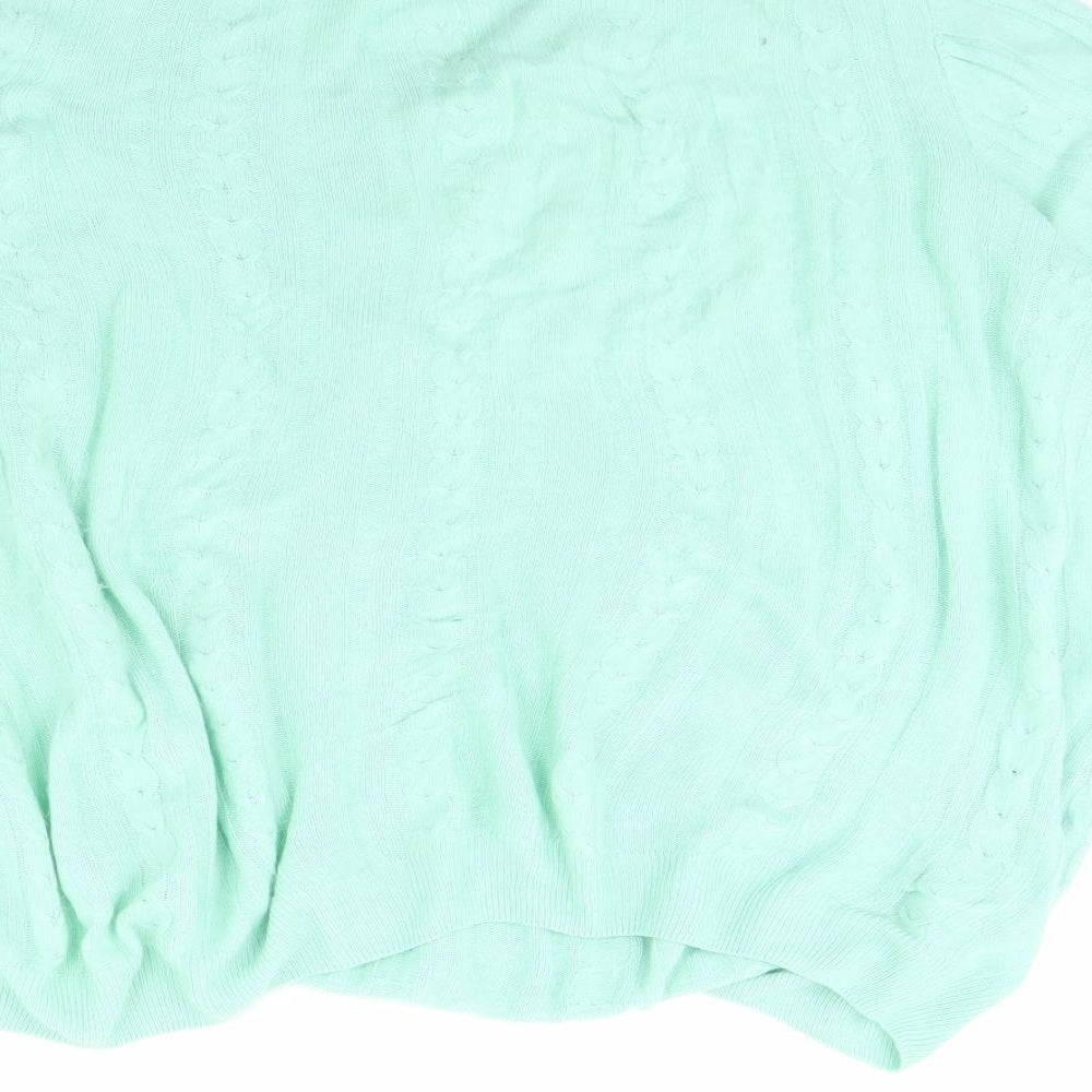 TU Womens Green Pullover Jumper Size 16