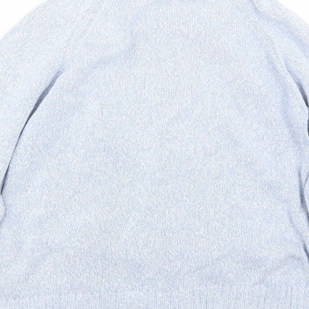 Jumper Womens Blue Full Zip Sweatshirt Size M