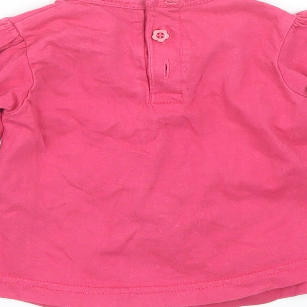 Baby Baby Pink Basic T-Shirt Size 0-3 Months
