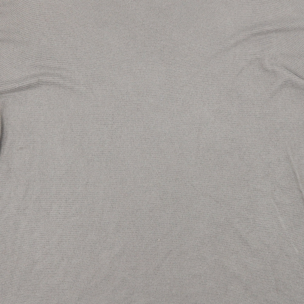 Preworn Womens Grey Basic T-Shirt Size L