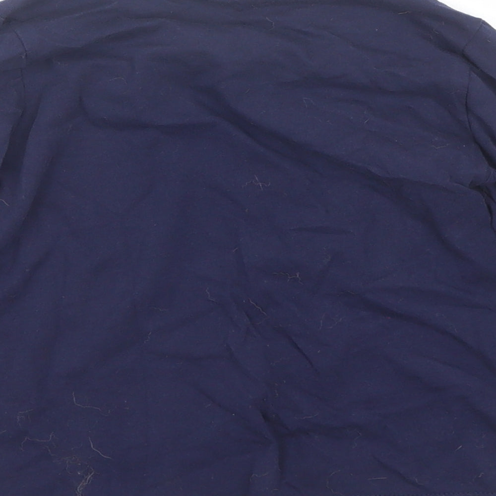Preworn Boys Blue Basic T-Shirt Size 5 Years - dinosaurs
