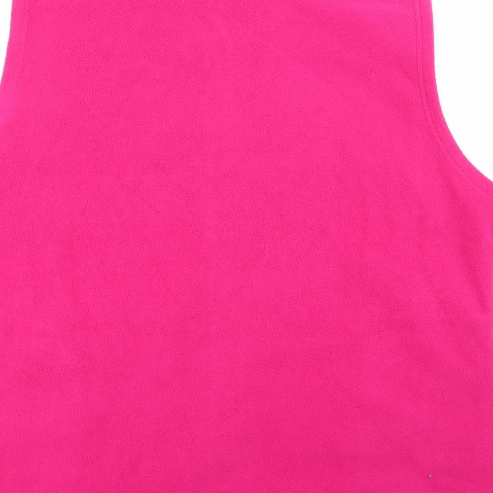 EWM Womens Pink Full Zip Jumper Size L