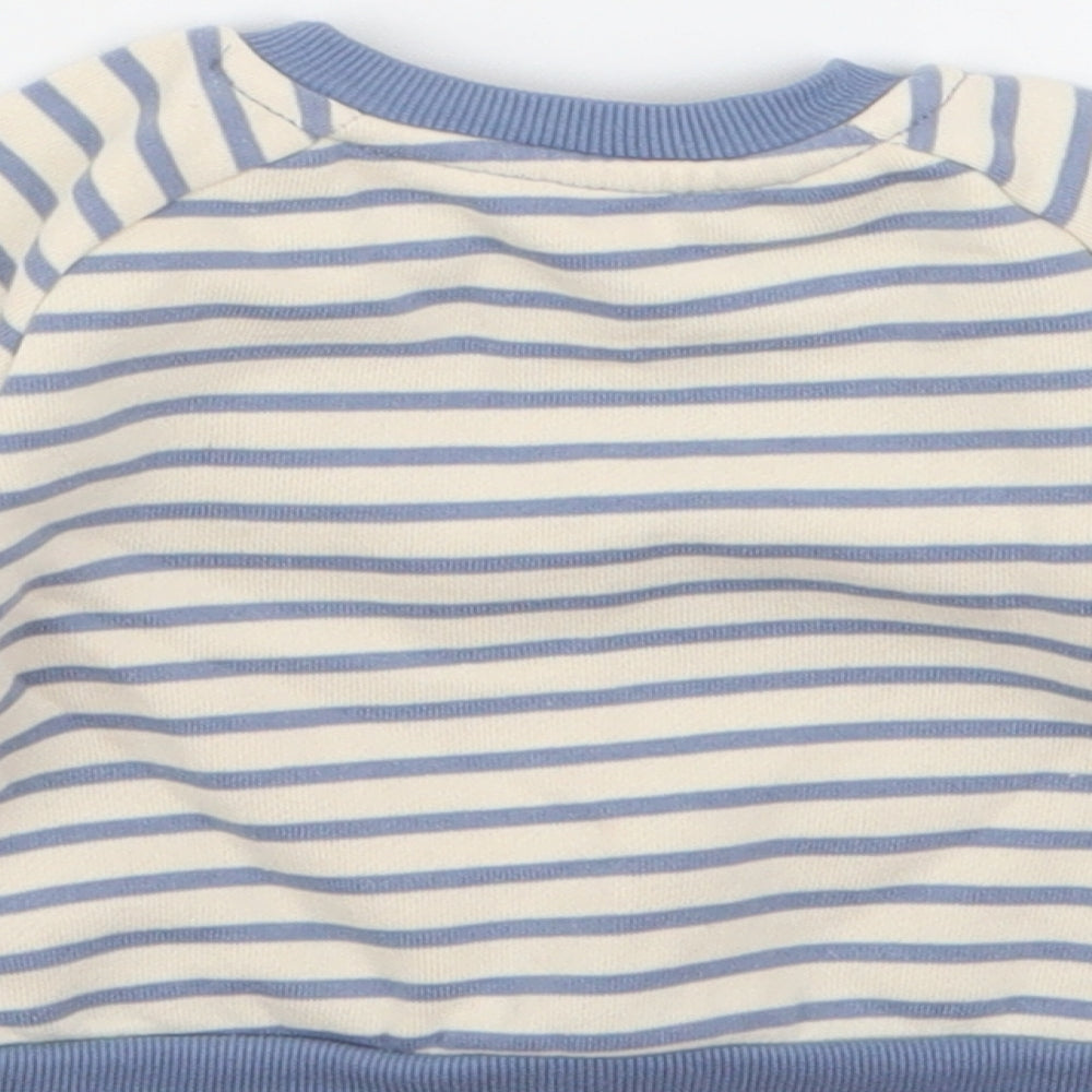 Primark Boys Multicoloured Striped Pullover Jumper Size 3-6 Months