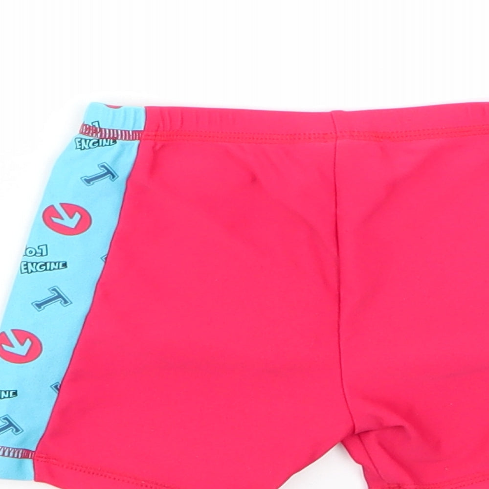 MNI CLUB Boys Red Sweat Shorts Size 3-4 Years