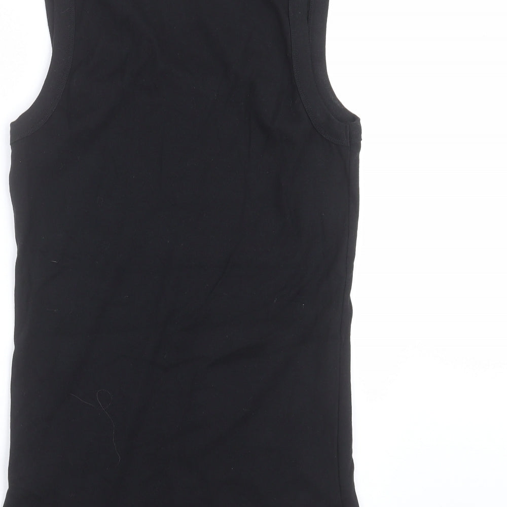 ETHEL AUSTIN Womens Black Basic Tank Size 16