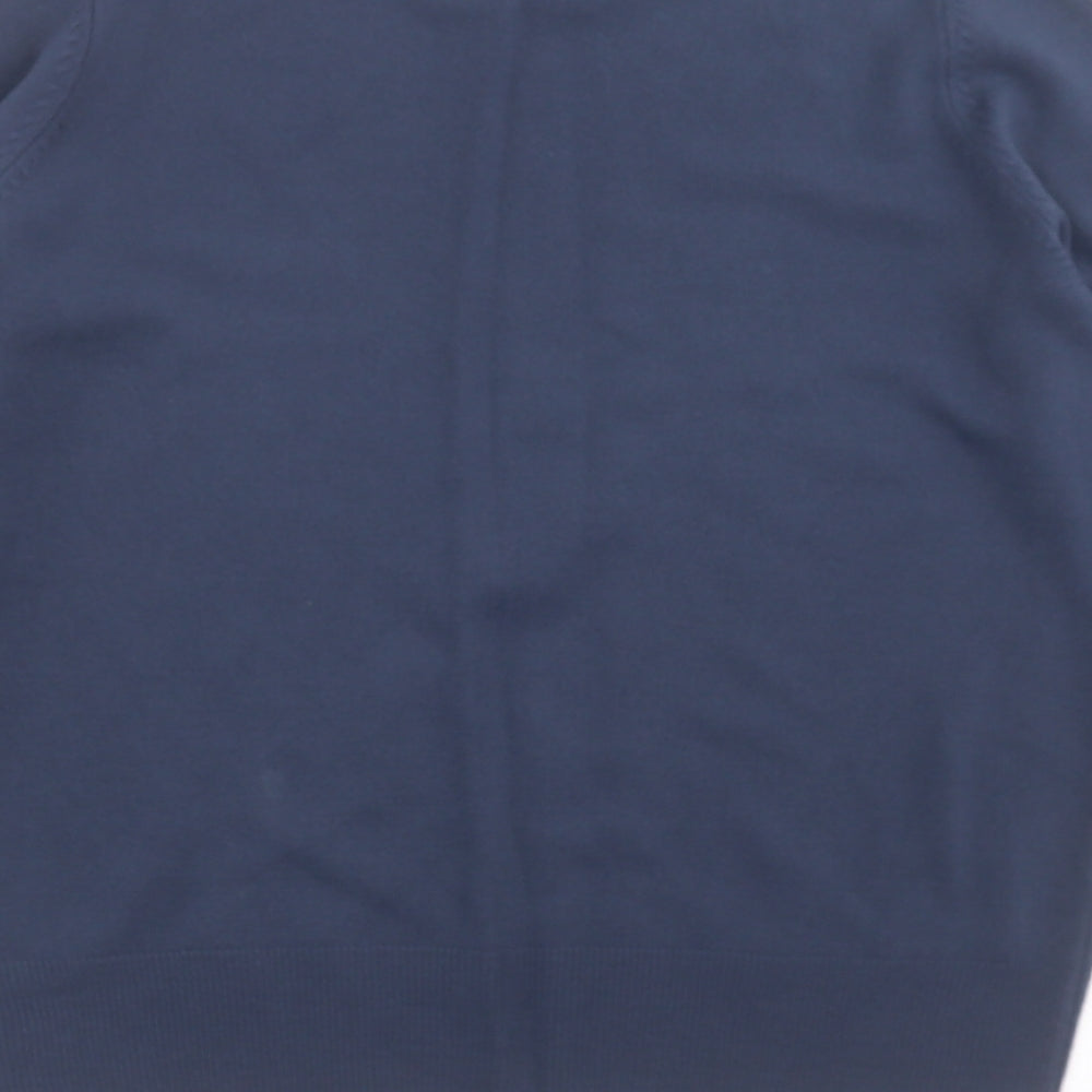 Marks & Spencer Womens Blue Knit Pullover Jumper Size 14