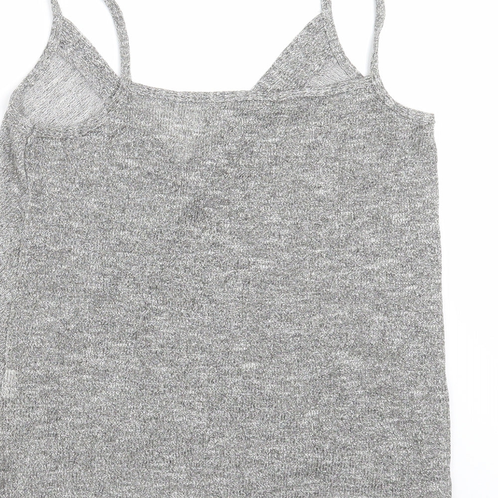 INNOCENCE Womens Silver Camisole Blouse Size 14