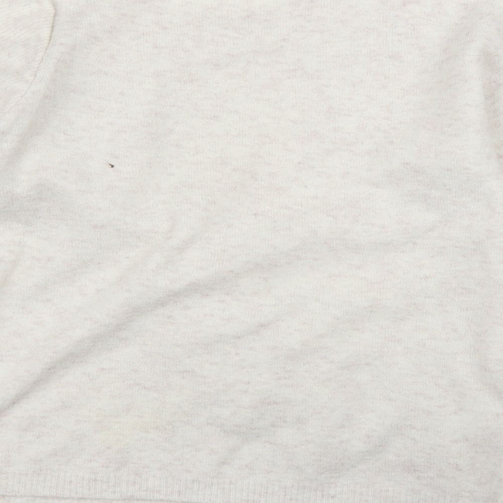 George Womens White Pullover Jumper Size 14