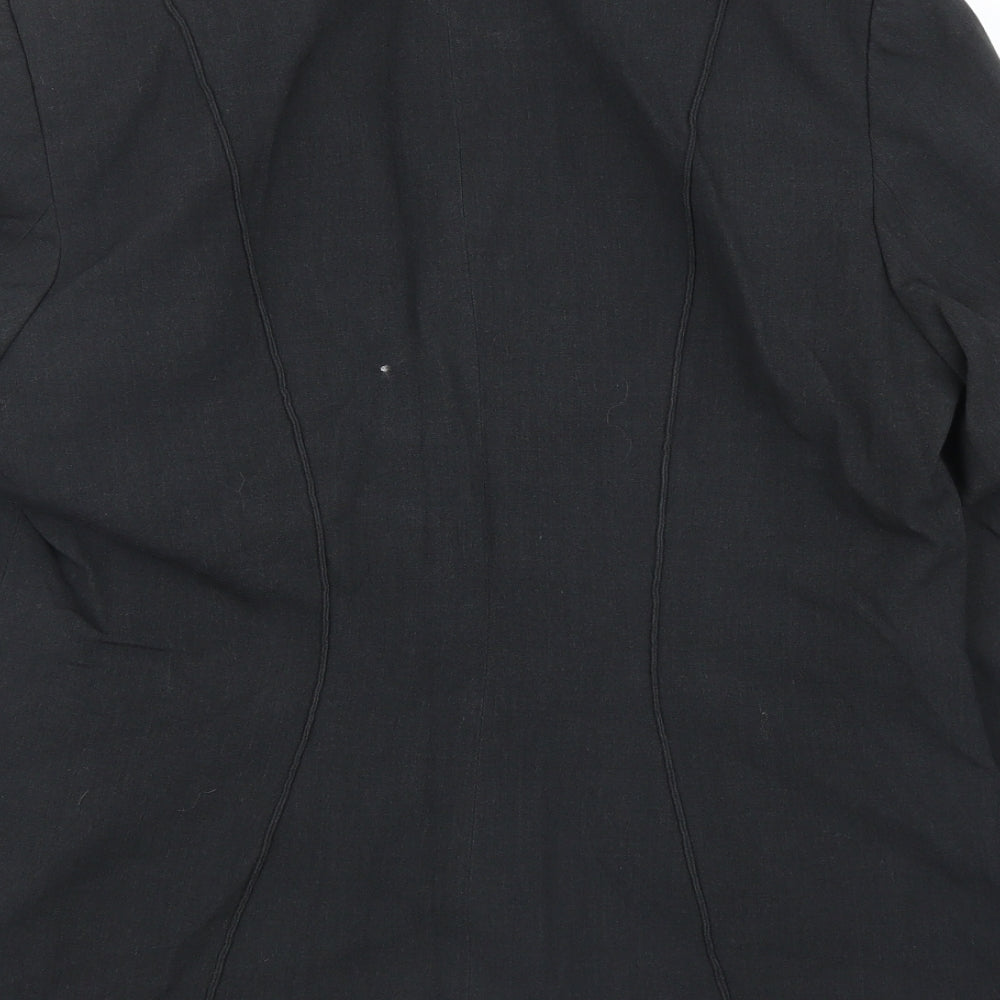 Marks & Spencer Womens Grey Jacket Blazer Size 14