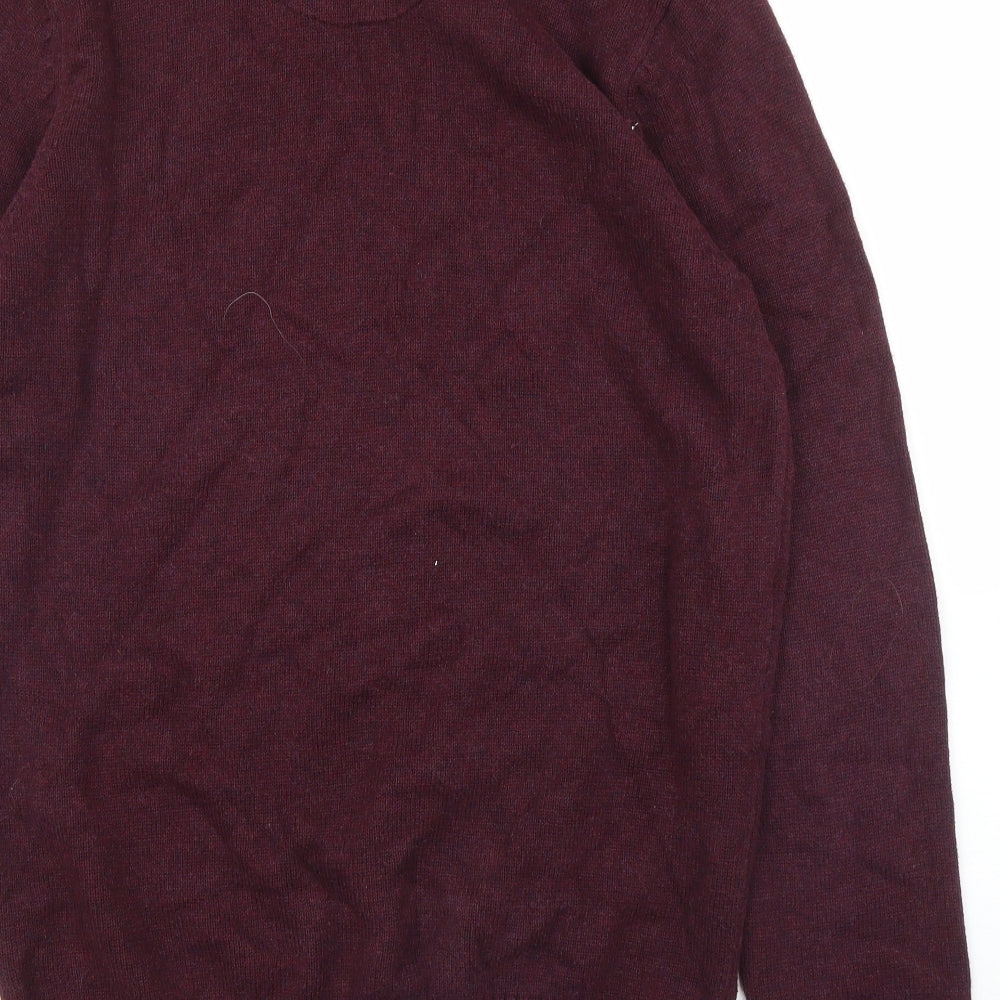 Debenhams Mens Purple Pullover Jumper Size M