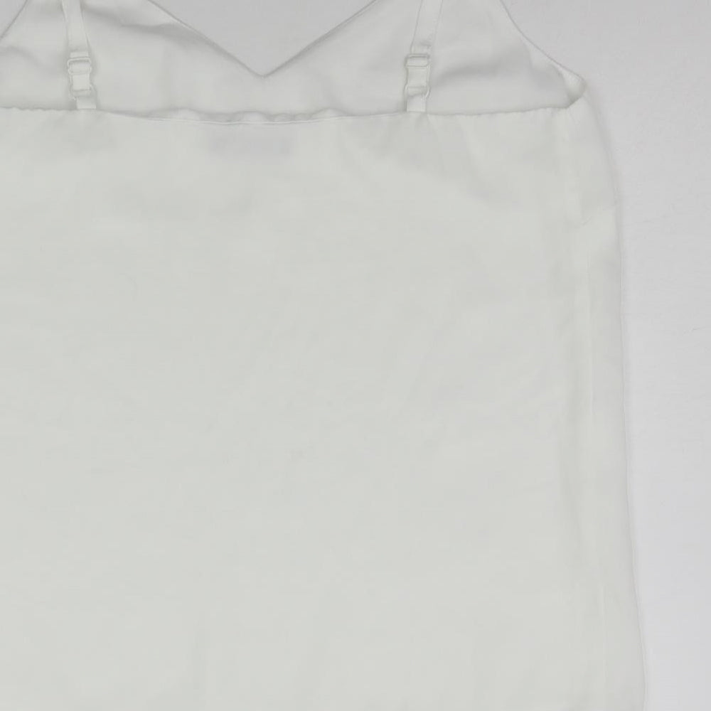 F&F Womens White Basic Tank Size 12