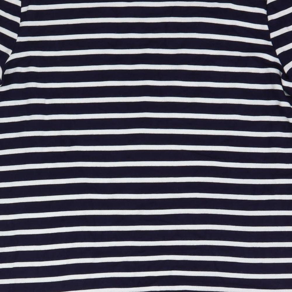 Roman Womens Blue Striped Pullover Jumper Size 12