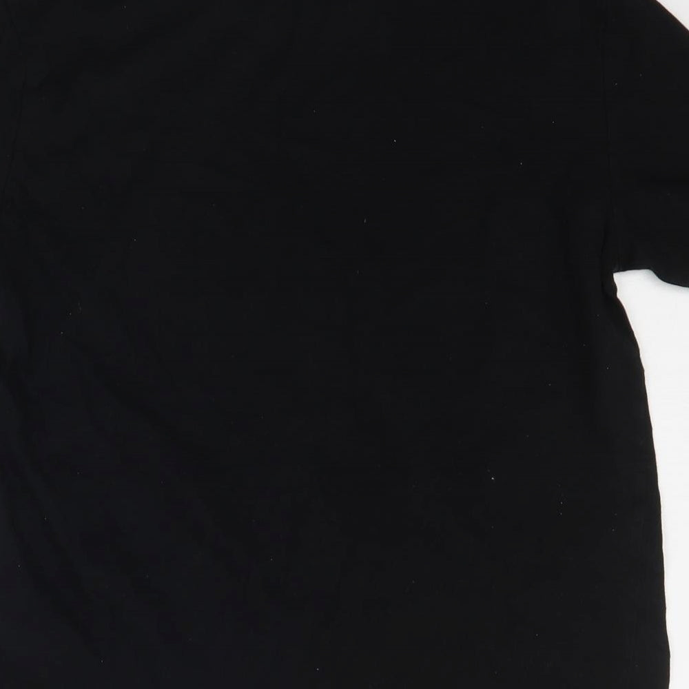Divided Womens Black Basic T-Shirt Size S