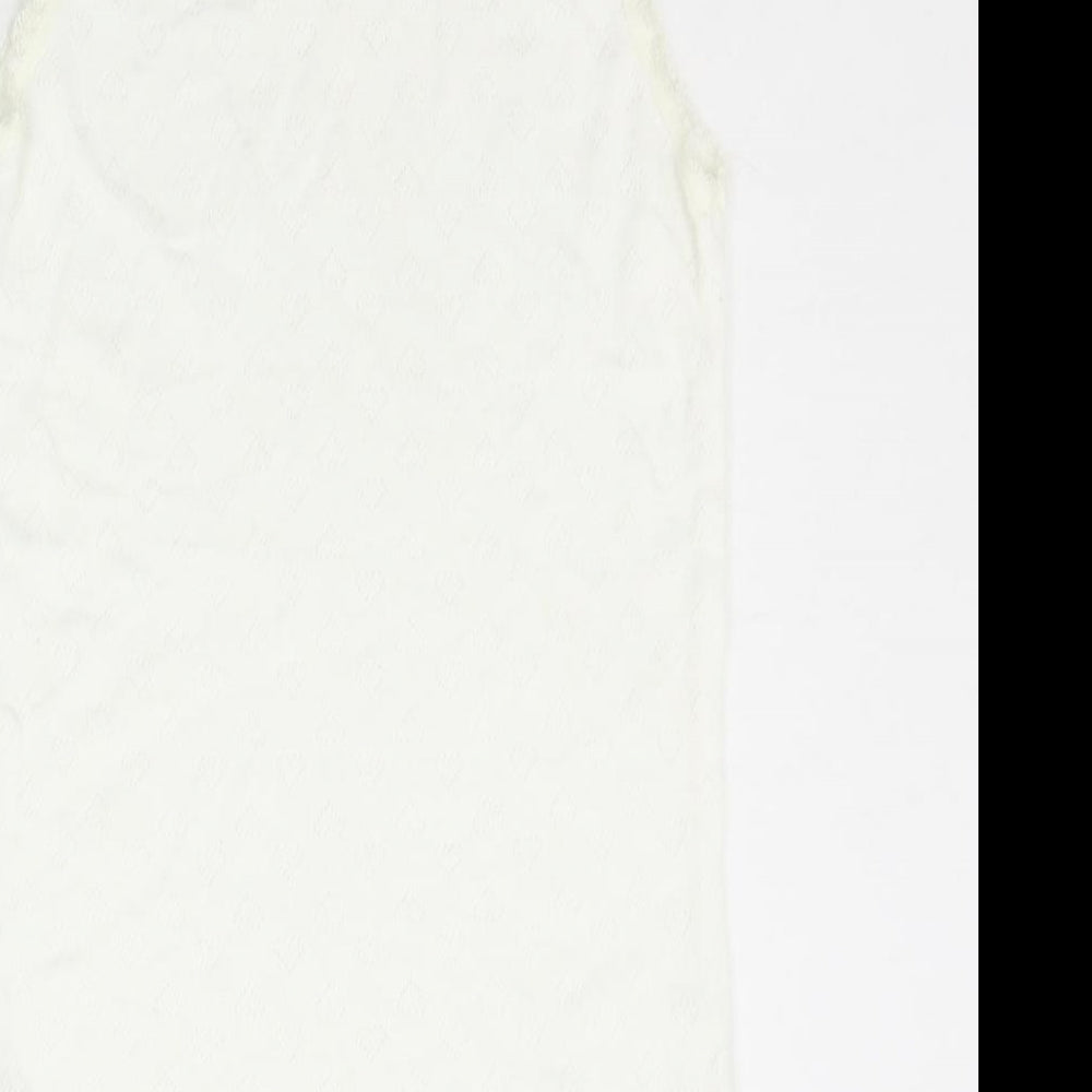 George Girls Silver Basic Tank Size 8-9 Years