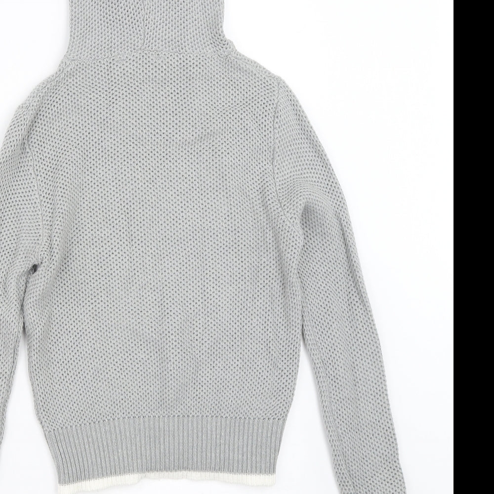 Select Womens Grey Pullover Hoodie Size 6