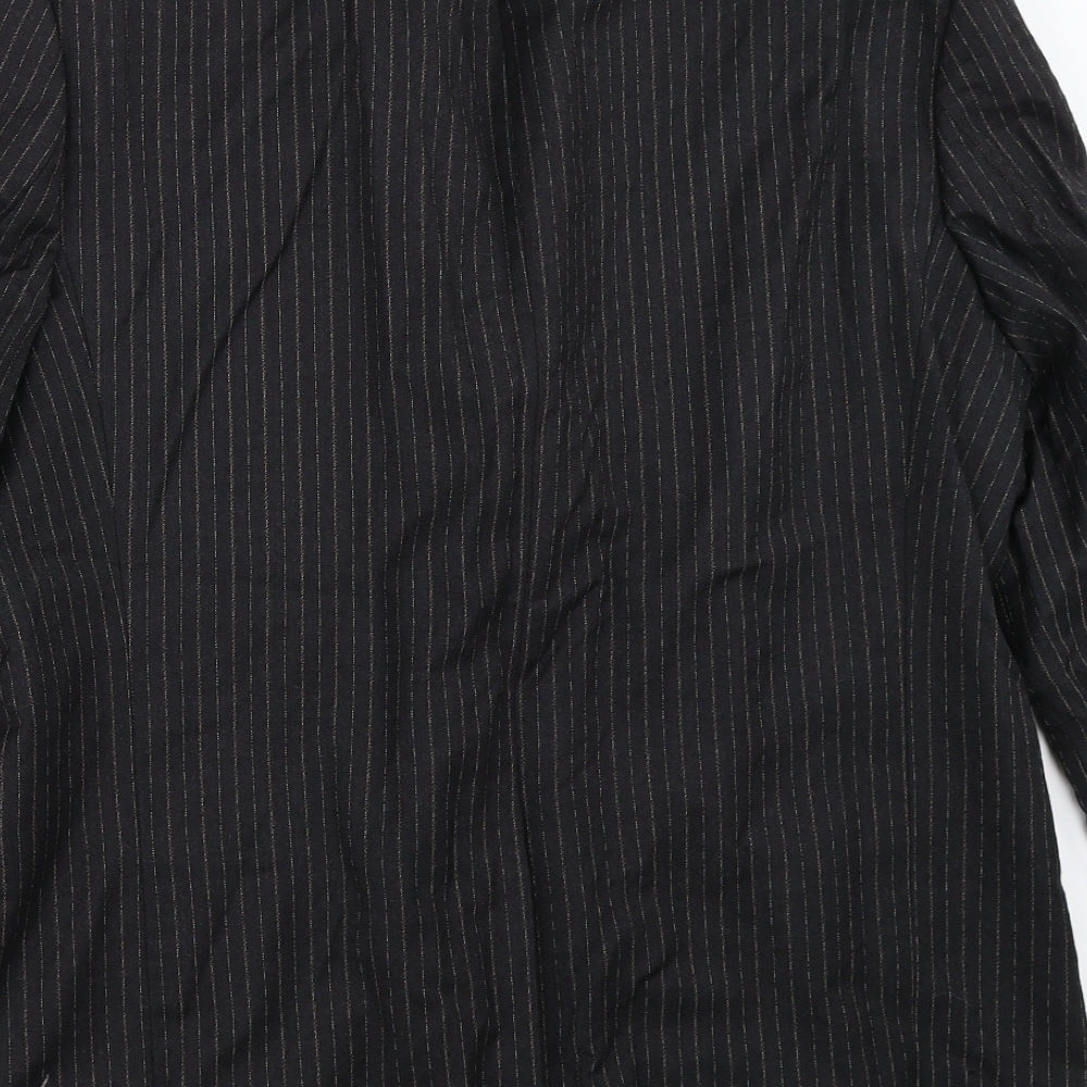 Bogart Mens Black Jacket Blazer Size 40