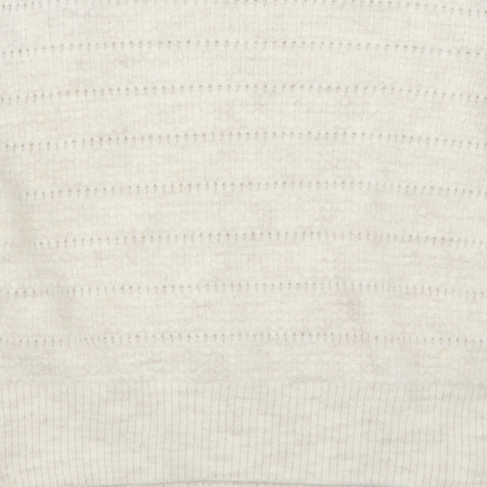 Topshop Womens Ivory Pullover Jumper Size L