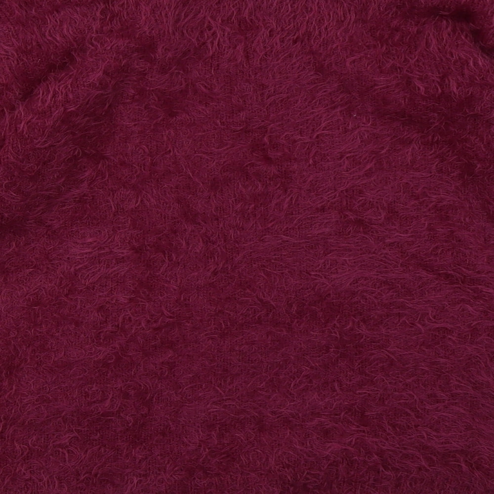 Peacocks Womens Purple Pullover Sweatshirt Size S