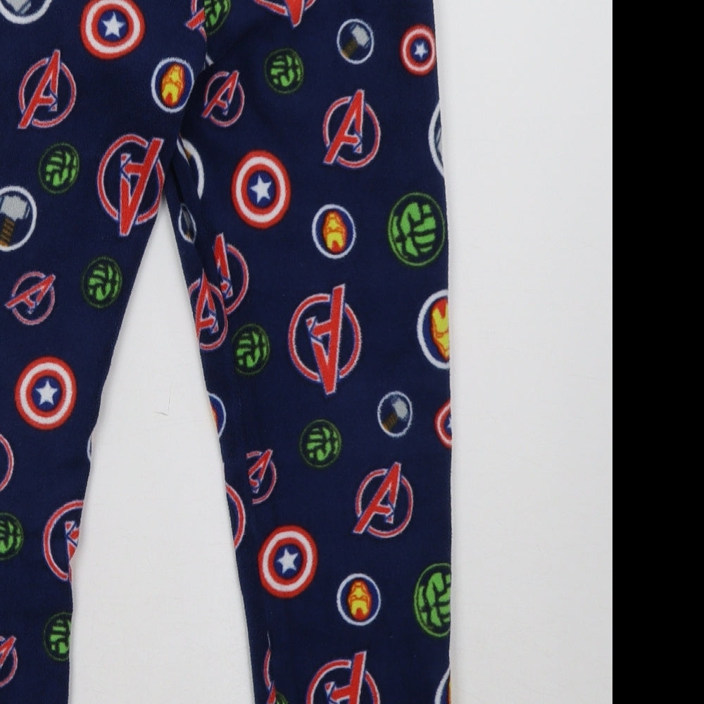 F&F Boys Blue Pyjama Pants Size 8-9 Years - Marvel