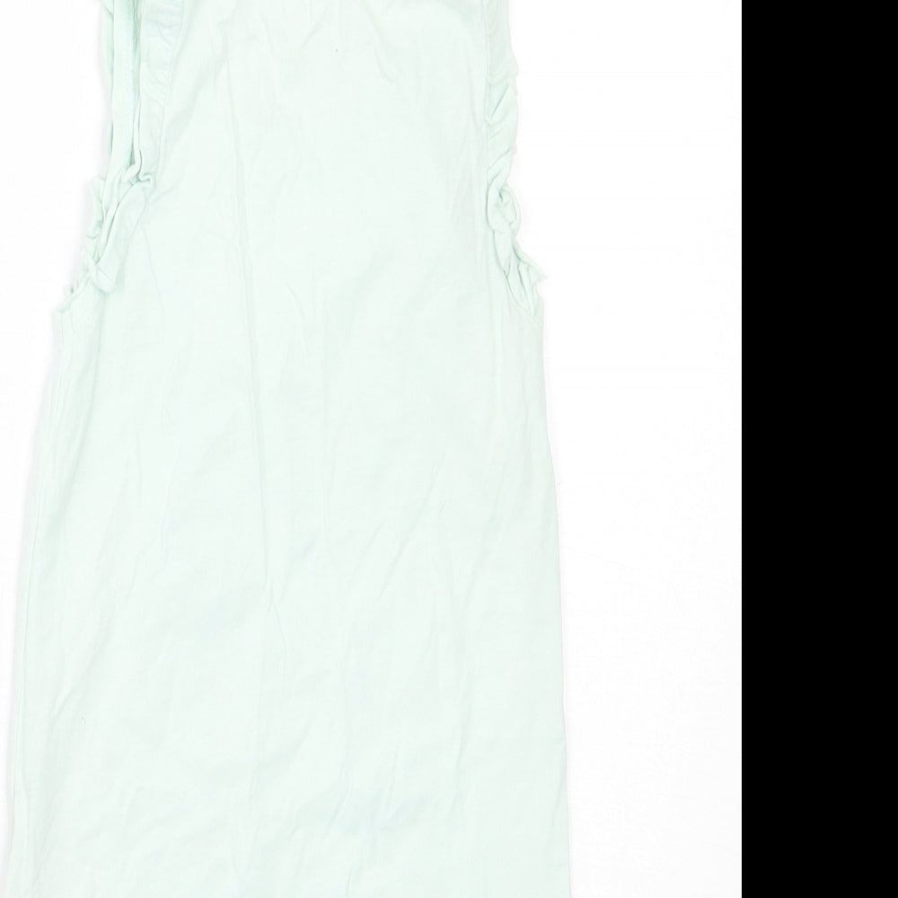 H&M Girls Blue Animal Print Basic Tank Size 8 Years