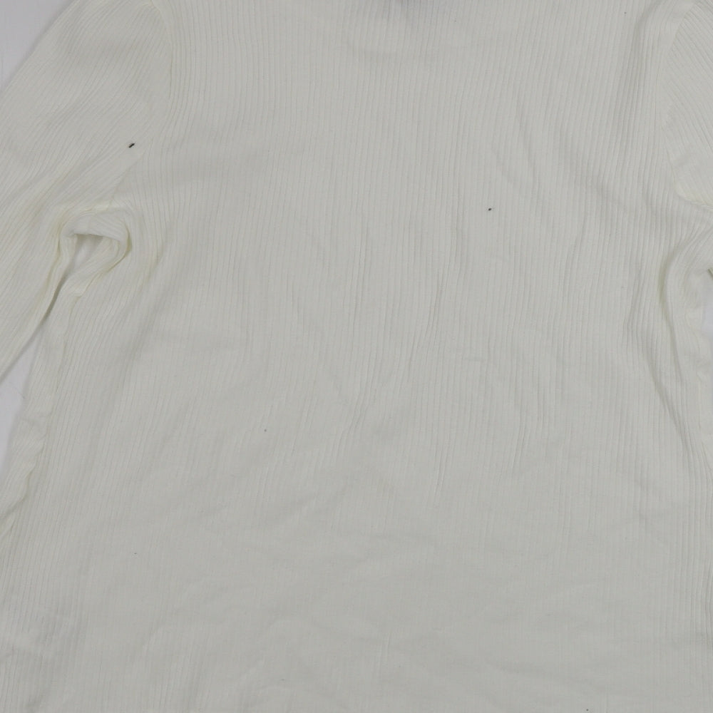 shein Womens Ivory Pullover Jumper Size XL