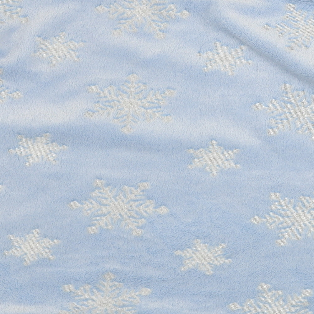love to lounge Womens Blue Pullover Jumper Size L - Snow Flakes
