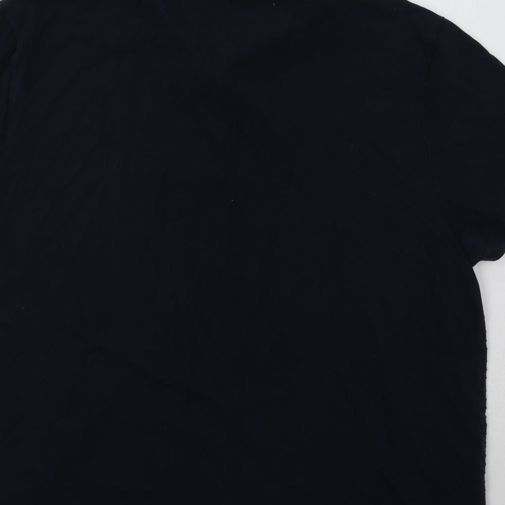 River Island Mens Blue Polo Size XL