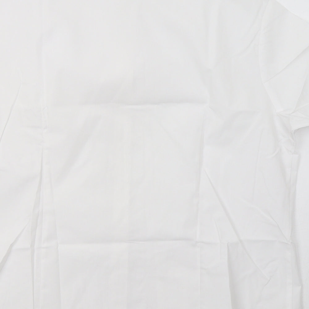 Disley Womens White Basic Button-Up Size 18