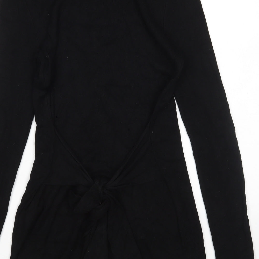 Warehouse Womens Black Pullover Jumper Size 8