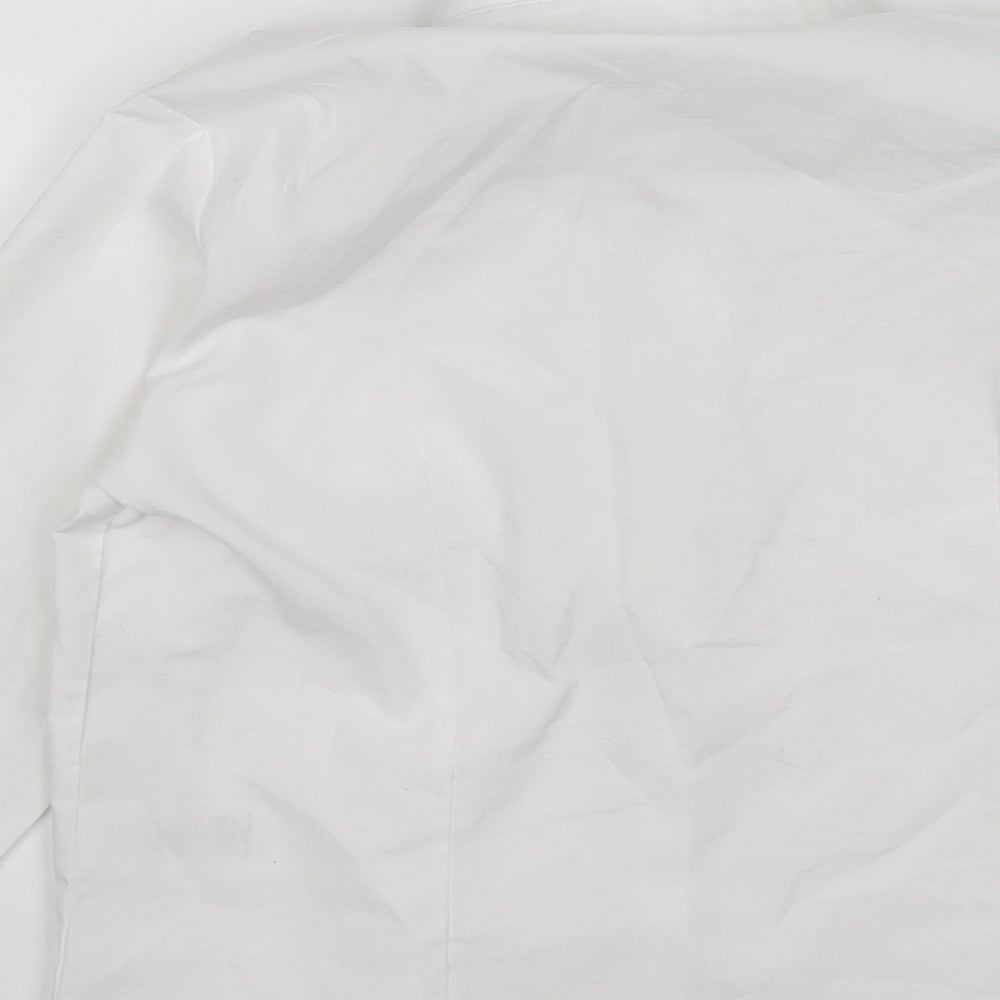 George Boys White Basic Button-Up Size 7-8 Years