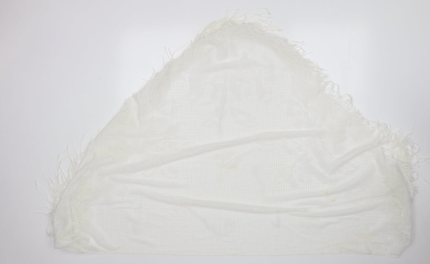 Preworn Womens White Shawl/Wrap