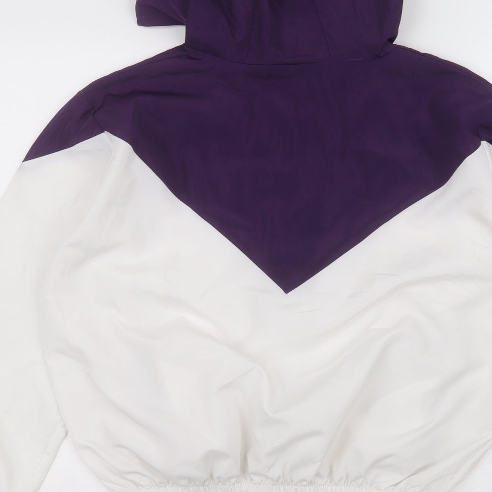 Preworn Womens White Rain Coat Coat Size XL