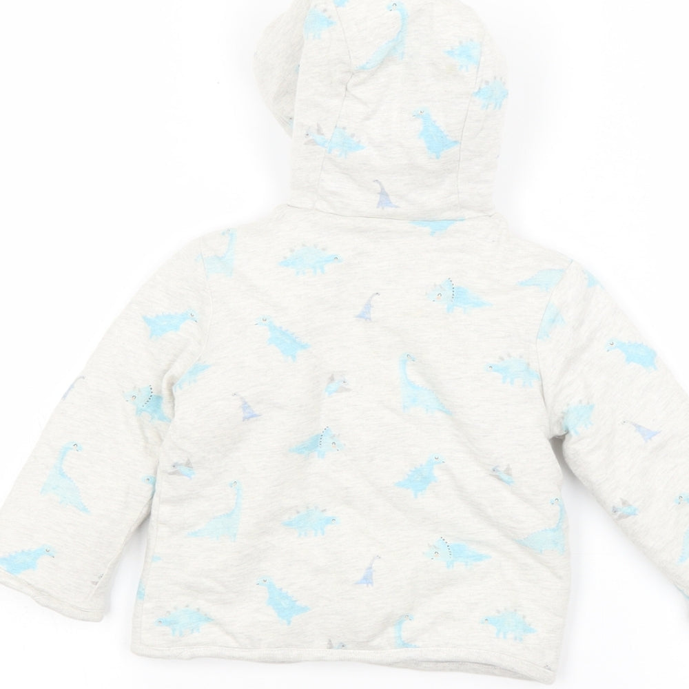 George Baby Grey Parka Coat Size 3-6 Months