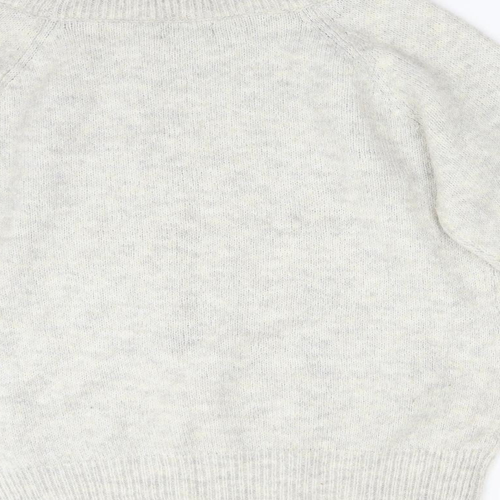 New Look Womens Beige Pullover Sweatshirt Size S