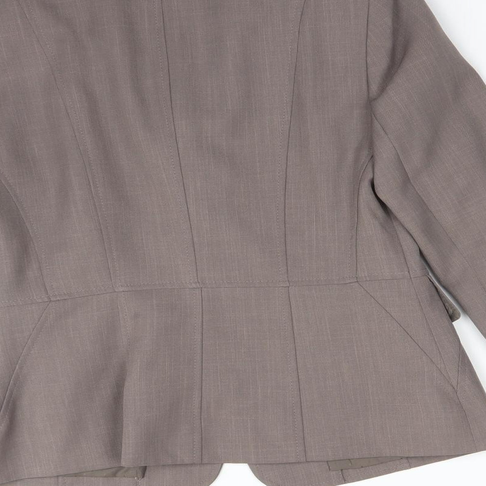 THE COLLECTION Womens Grey Jacket Suit Jacket Size 10