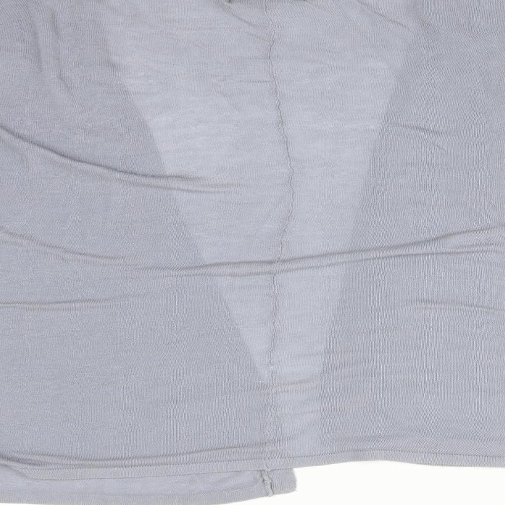 Papaya Womens Grey Cardigan Jumper Size L