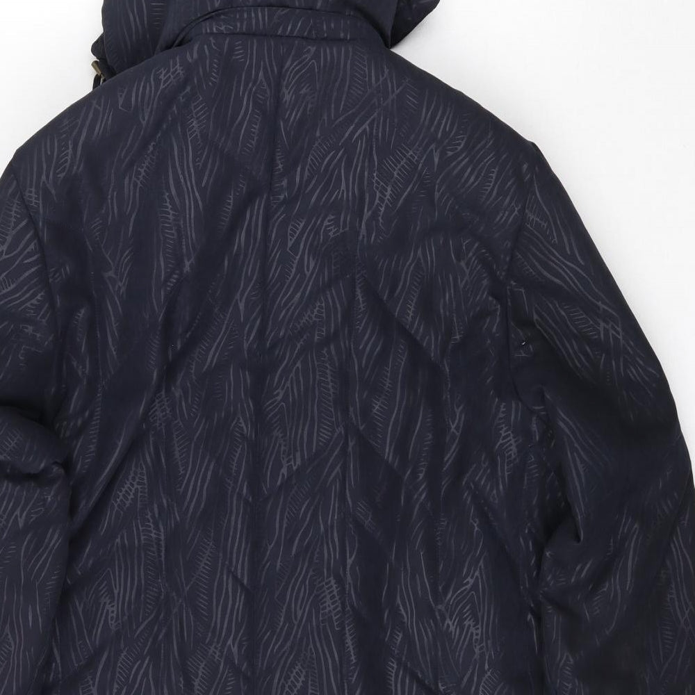 River Oak Womens Blue Jacket Size L