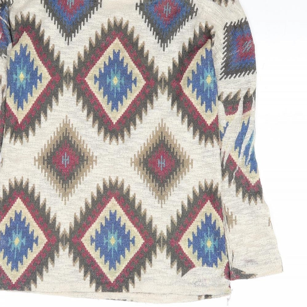 Ginger G Womens Multicoloured Basic Blouse Size S