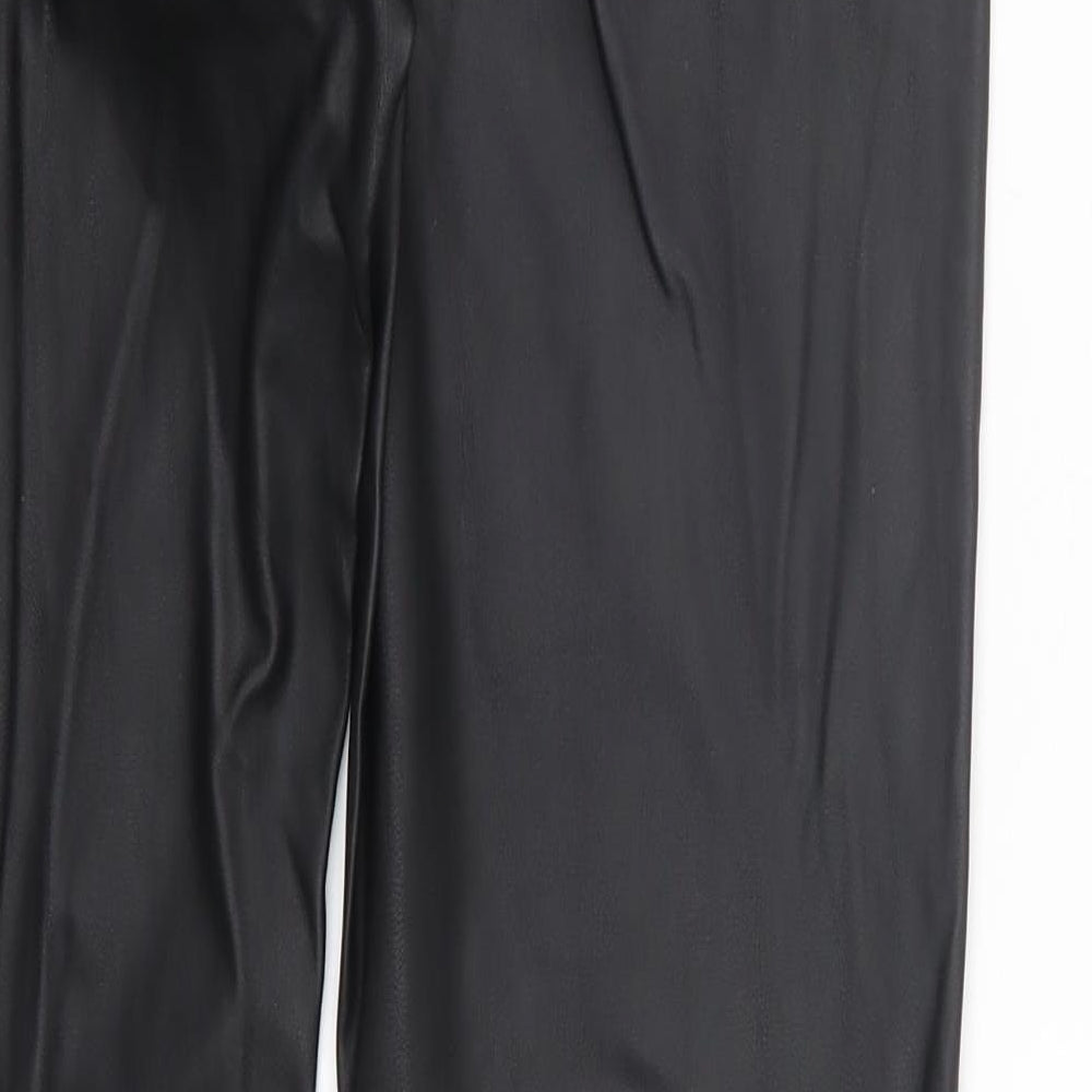 Dorothy Perkins Womens Black Trousers Size 10 L32.5 in