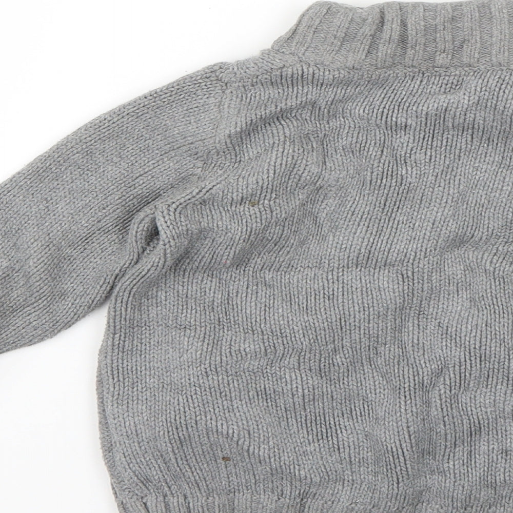 Gap Boys Grey Cardigan Jumper Size 3 Years