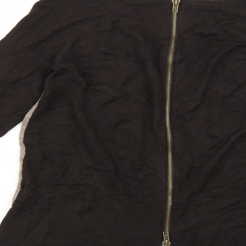 joan vasa Womens Brown Pullover Jumper Size M