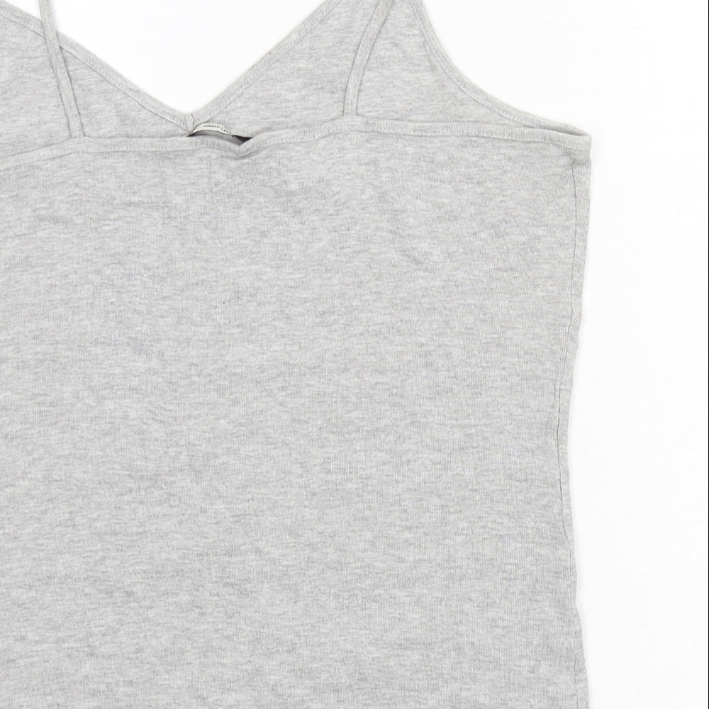 TU Womens Grey Jersey Basic Tank Size 18