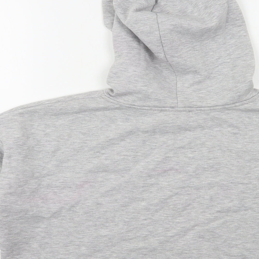 New Look Girls Grey Pullover Hoodie Size 12-13 Years