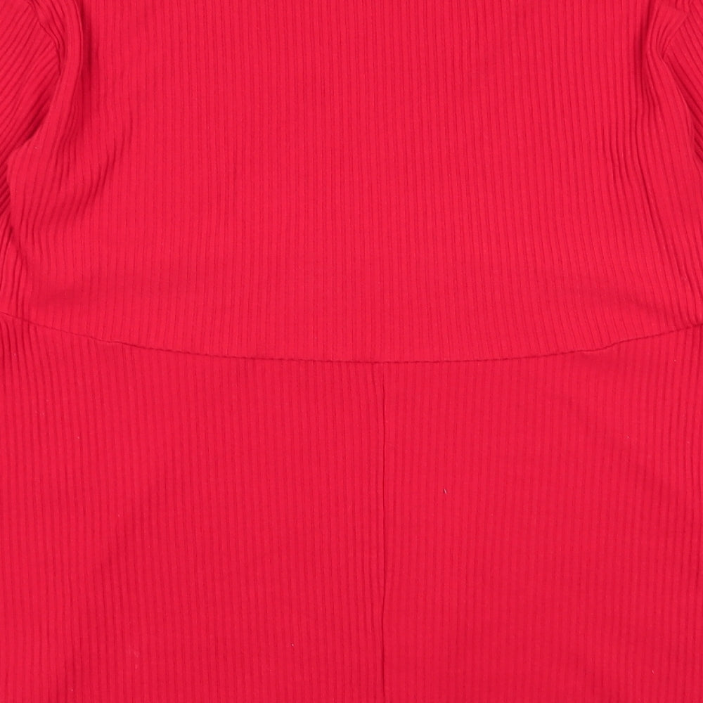 ASOS Womens Red Fit & Flare Size 10