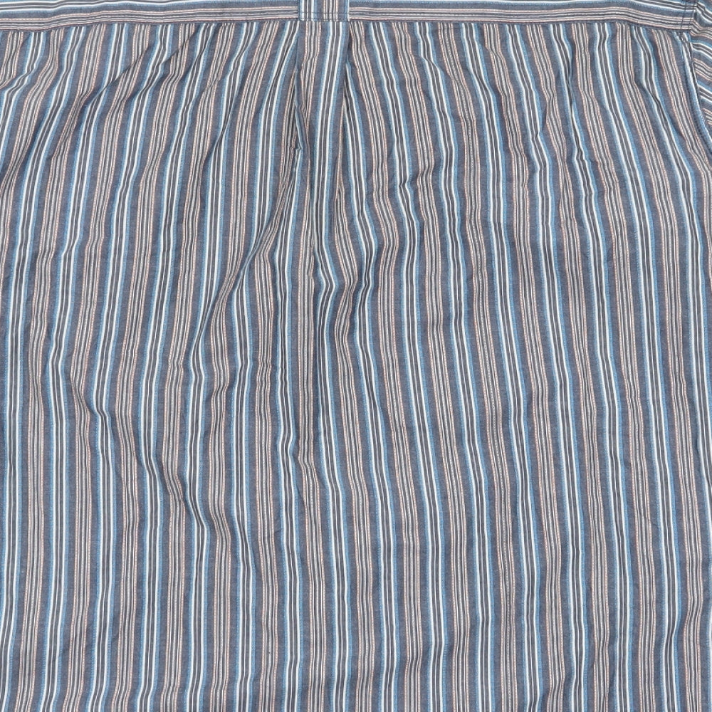 montaray Mens Multicoloured Striped Button-Up Size XL
