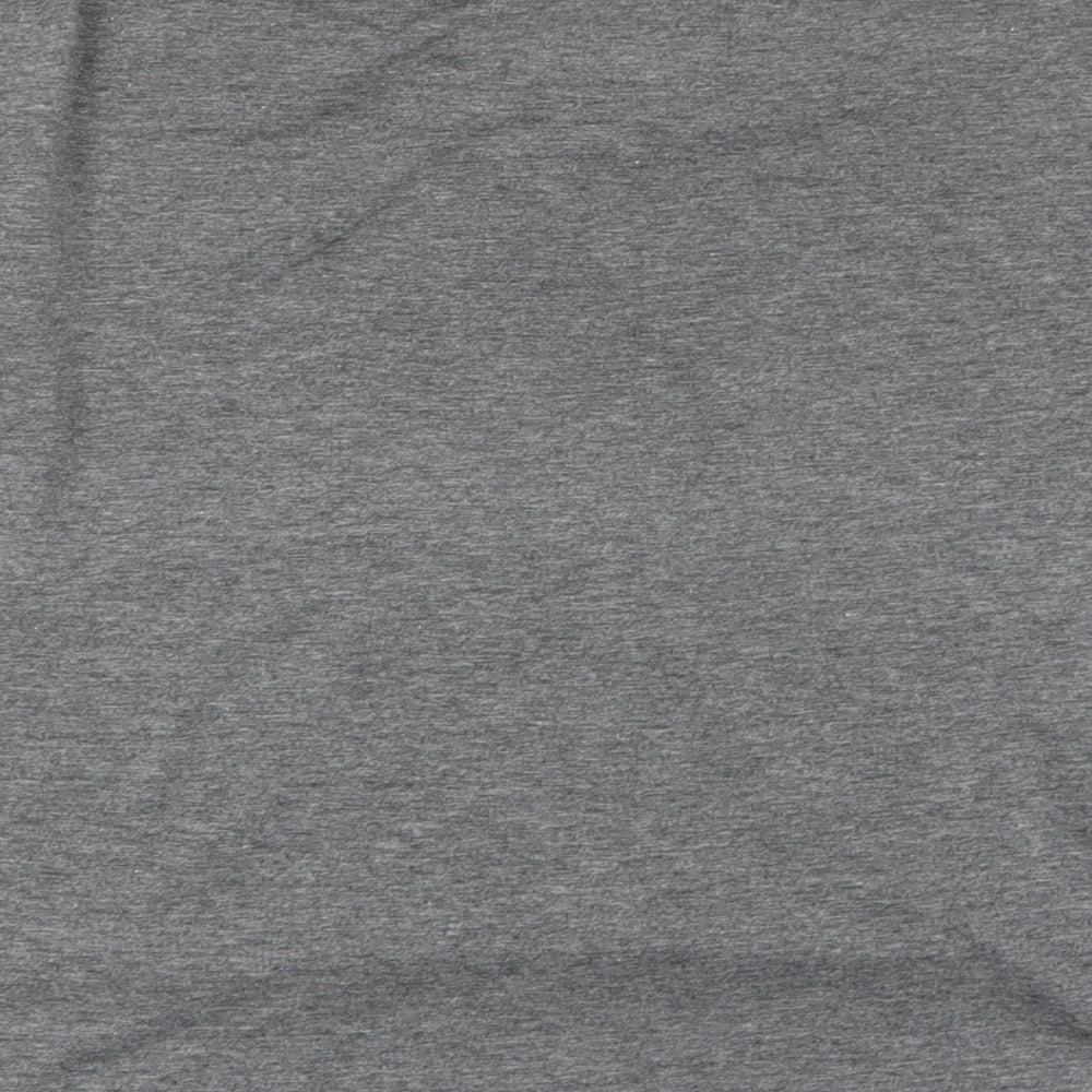 Mango Womens Grey Basic T-Shirt Size 8